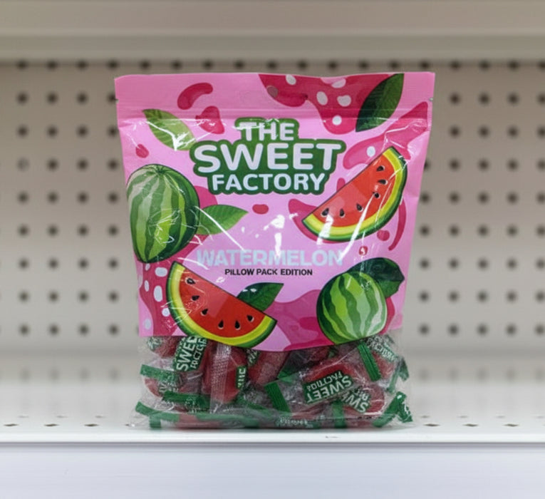 The Sweet Factory Watermelon Gummy Candies – Pillow Pack Edition 200g  50pcs