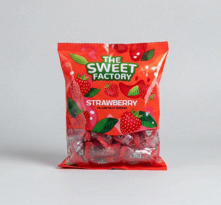 The Sweet Factory Strawberry Pillow Pack Edition Candies 200G