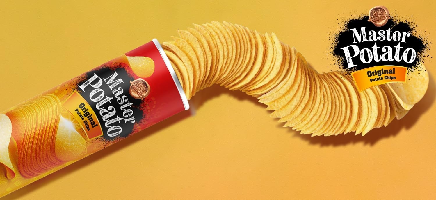 Gold Harvest Master Potato Barbeque Flavoured Potato Chips 170g