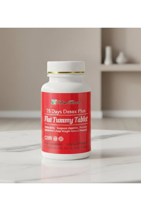 Wins Town 28 Days Detox Plus Flat Tummy Tablets – Dietary Supplement