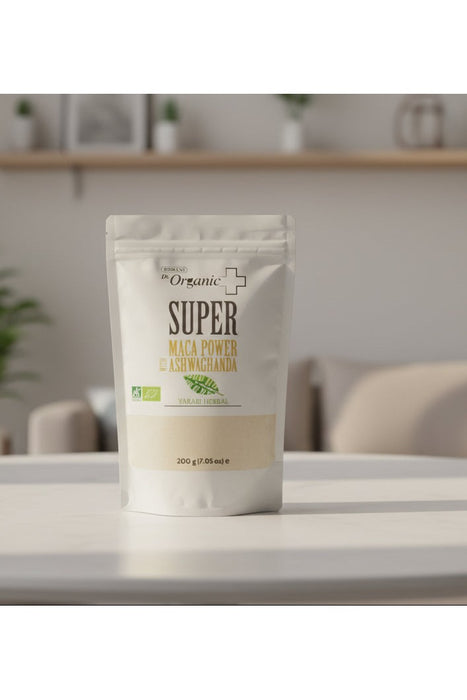 Hemani Dr. Organic Super Maca Power & Ashwagandha Powder – Energy Focus & Vitality 200g