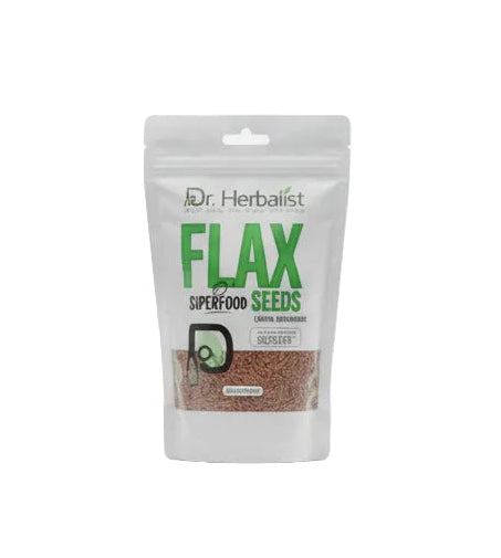 Dr. Herbalist Flax Superfood Seeds – Natural Omega-3 & Fiber-Rich Flax Seeds