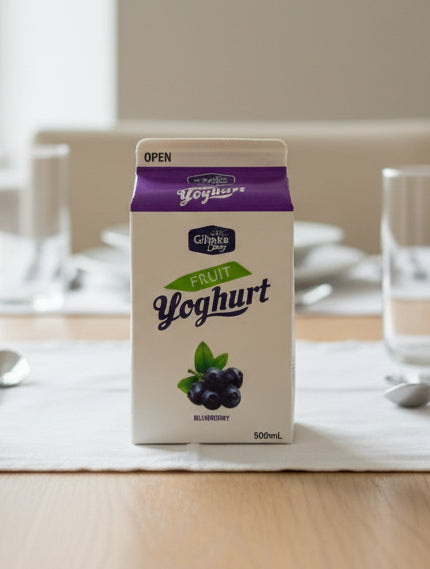 Giheke Dairy Fruit Yoghurt – Blueberry Flavour 500ml