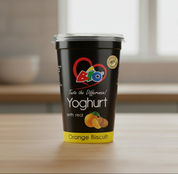 Bio Orange Biscuit Yoghurt 450ml