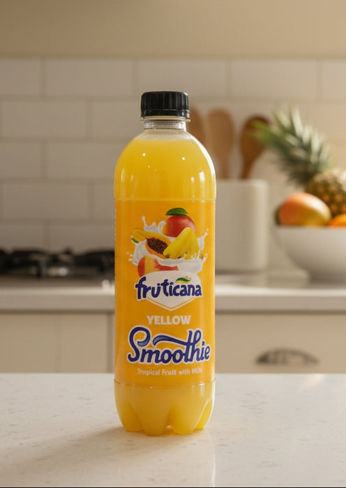 Fruticana Yellow Smoothie – Tropical Sunshine Blend 500ml