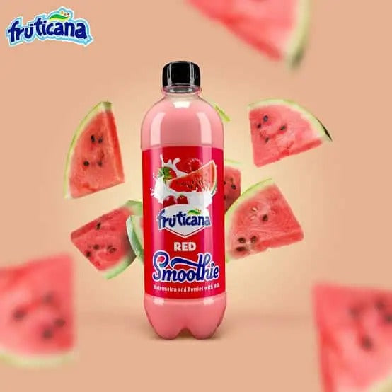 Fruiticana Red Smoothie with Milk – Berry Melon Bliss 500ml
