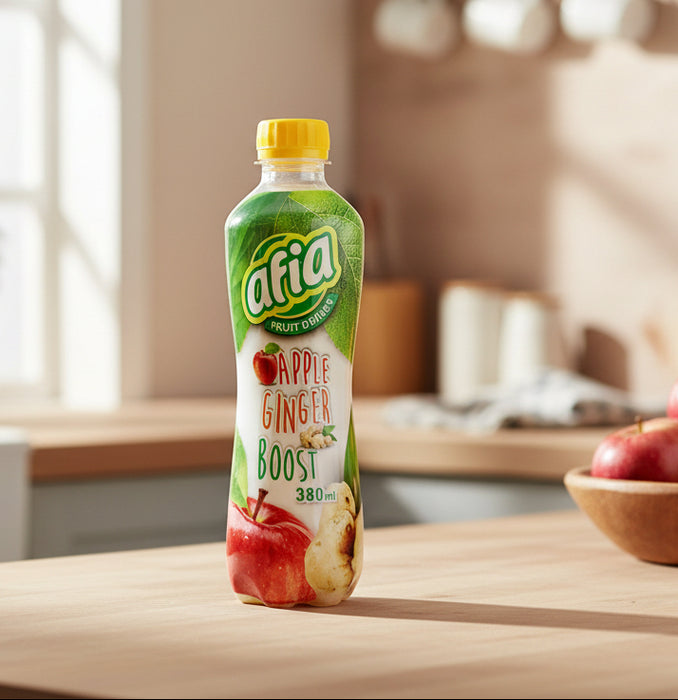Afia Apple Ginger Boost – Fruit Drink 380 ml