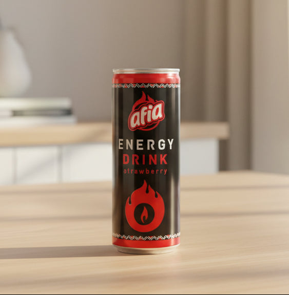 Afia Strawberry Energy Drink 250ml