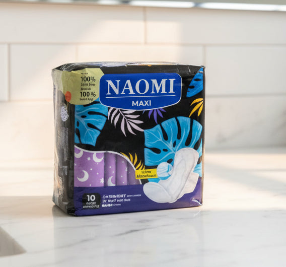 Naomi Maxi Overnight Sanitary Pads – Ultra Absorbent 280 mm 10pcs