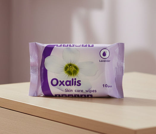 Oxalis Skin Care Wipes – Lavender Scent 10 Pieces