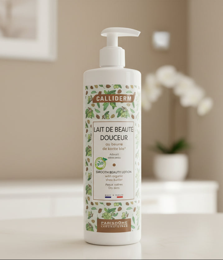Calliderm Lait de Beauté Douceur – Smooth Beauty Lotion with Organic Shea Butter 500ml