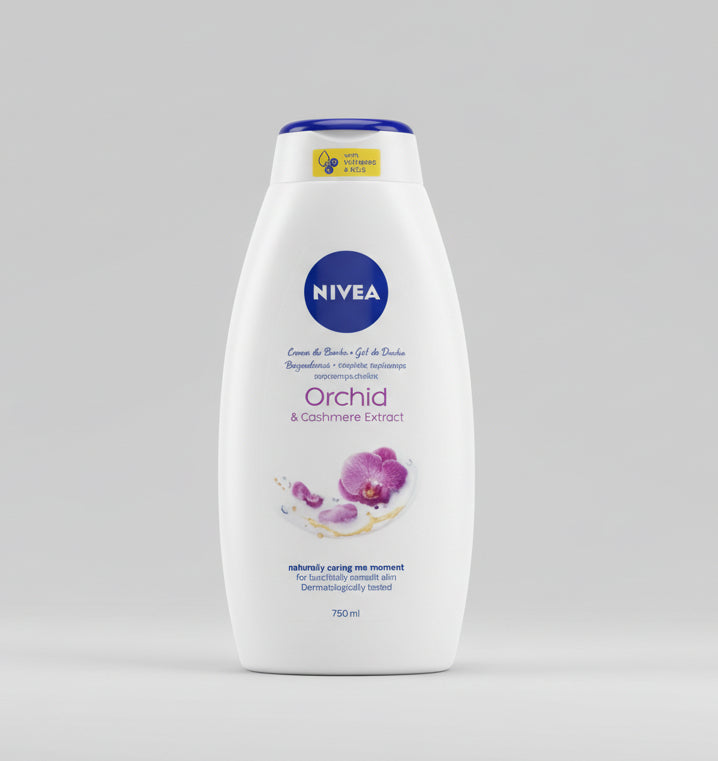 Nivea Orchid & Cashmere Extract Shower Gel – 750 ml