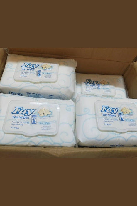Fay Sensitive Wet Wipes – Gentle Care for Sensitive Skin 72 wipes