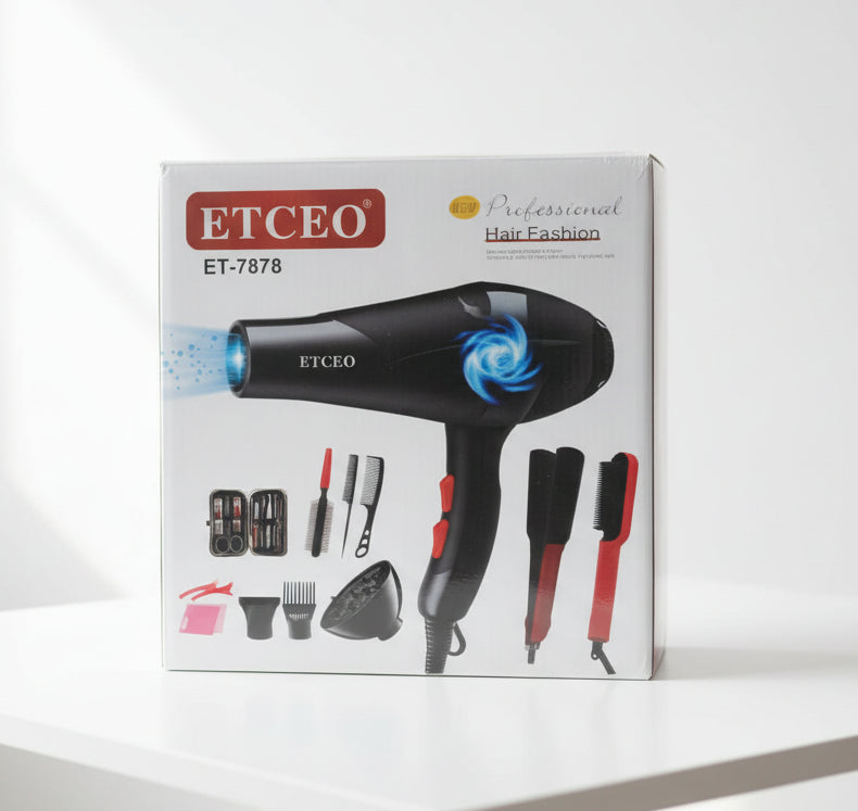 ETCEO ET-7878 Professional Hair Dryer Set