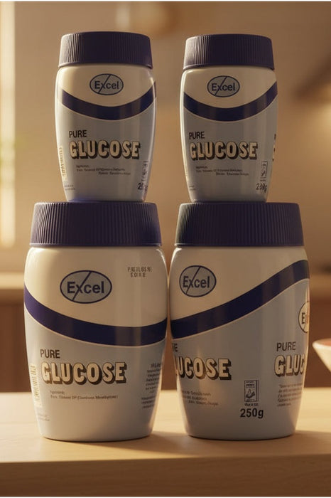Excel Pure Glucose Powder – Instant Energy & Baking Essential 250g