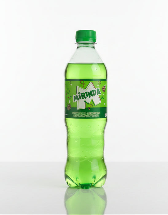 Mirinda Green Apple Flavoured Carbonated Soft Drink 500ml