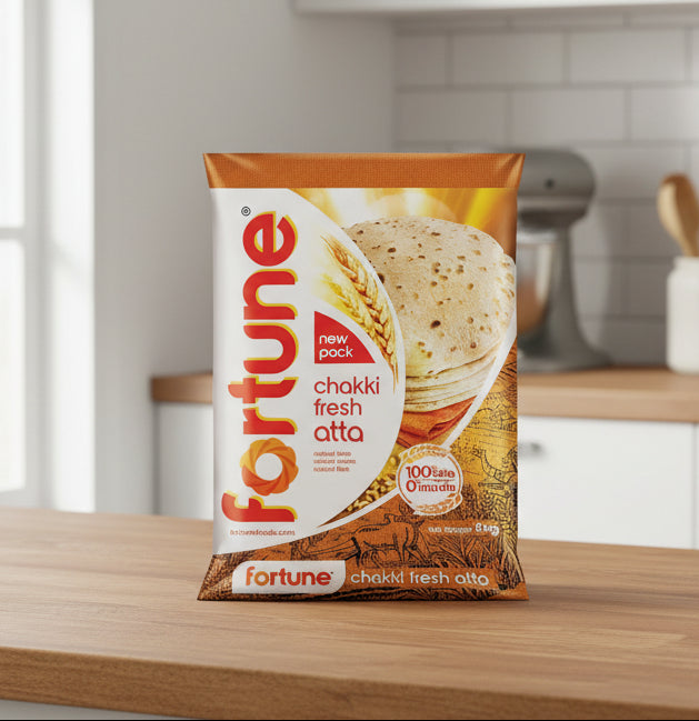 Fortune Chakki Fresh Atta Whole Wheat Flour 5kg