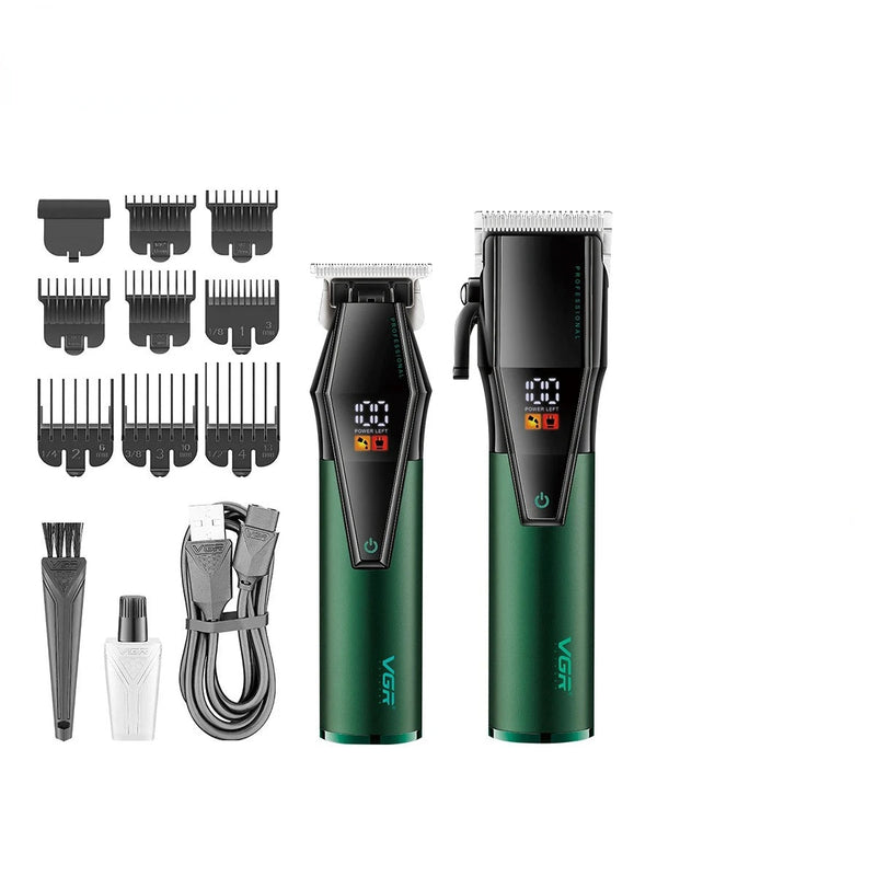 VGR V-677 Professional Hair Clipper & Trimmer Combo Set