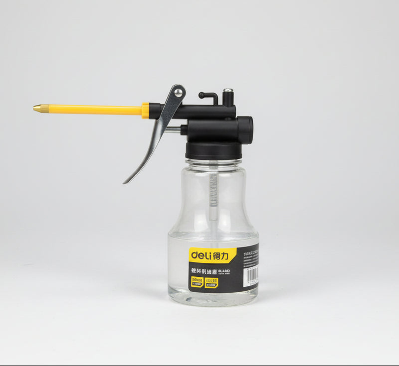 Deli DL2402 Plastic Oil Can – 250ml Transparent Oiler
