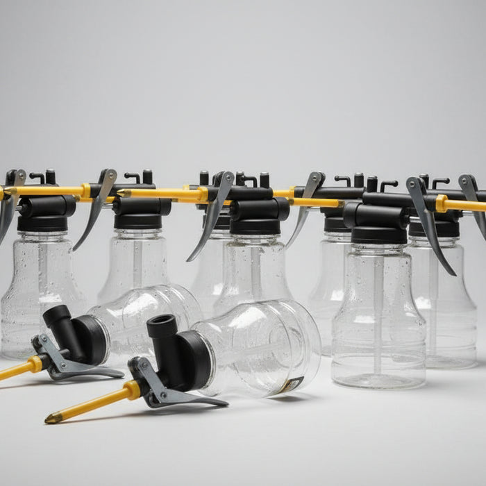 Deli DL2402 Plastic Oil Can – 250ml Transparent Oiler