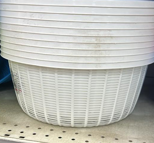 KenStar Round Plastic Basket with Lid