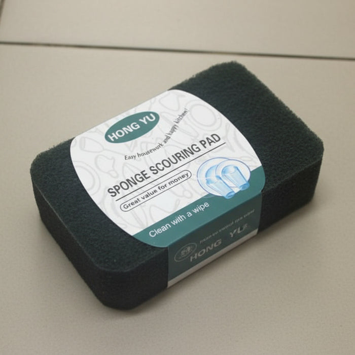 Hong Yu Sponge Scouring Pad – Durable Household Cleaning Sponge 2pcs