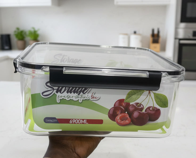 Rectangular Glass Food Storage Container – Different ml with Locking Lid