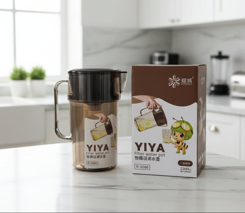 Yiya R-5086 Water Filter Pitcher – 2200ml Multi-Layer Filtration