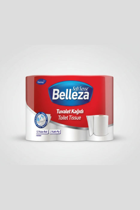 Belleza Soft Sense 2-Ply Toilet Tissue – 6pcs