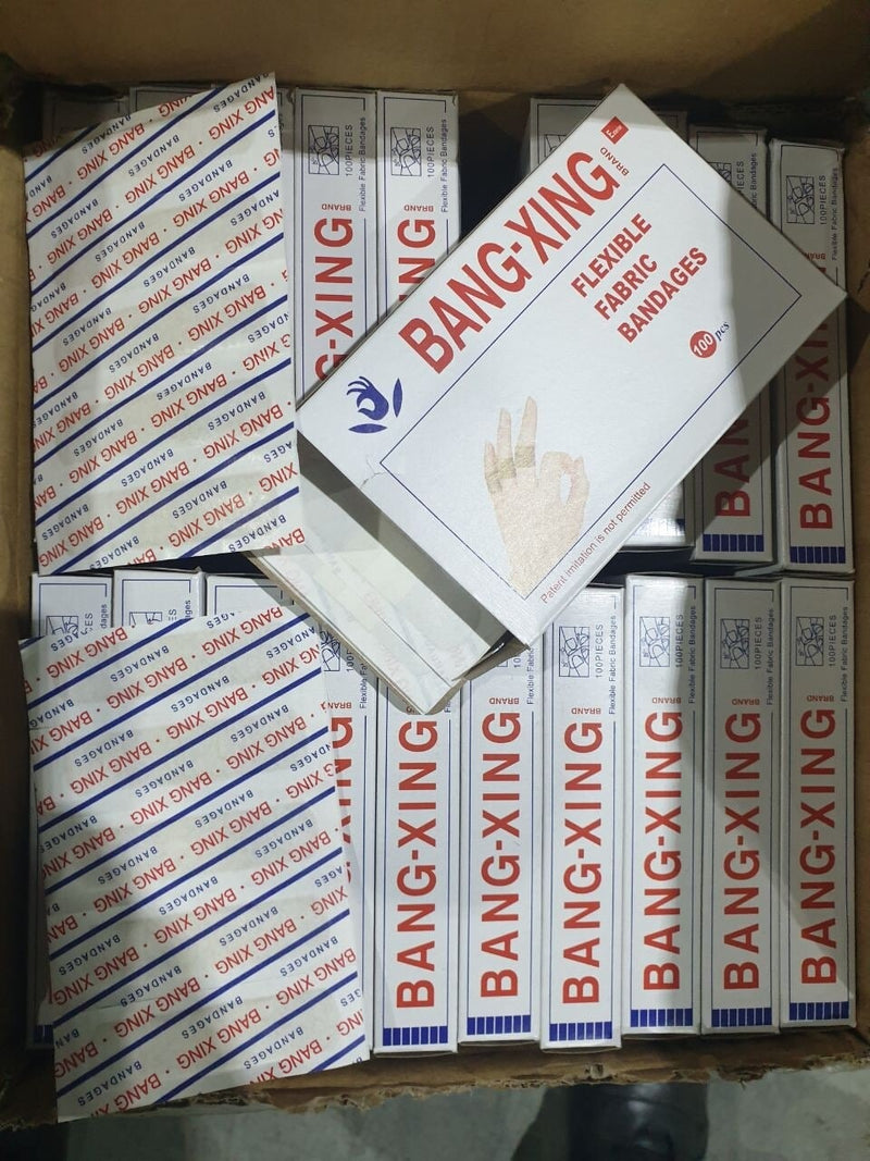 Bang-Xing Flexible Fabric Bandages – 100 Pieces