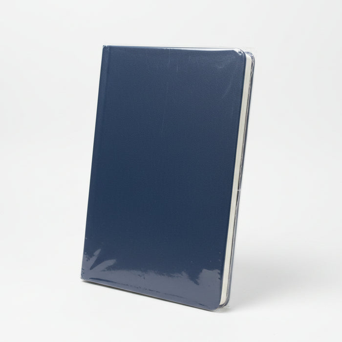 Navy Blue Hardback Notebook – A5 Size Durable Cover