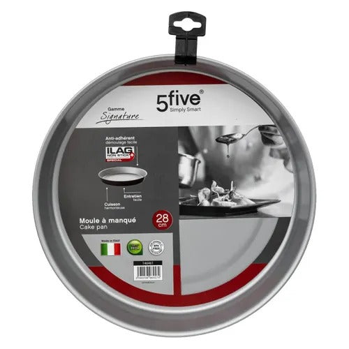 5five Simply Smart Signature Round Non-Stick Metal Cake Pan – 28 cm