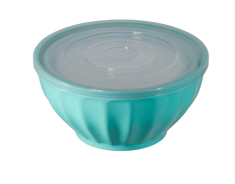 Nesting Plastic Mixing Bowls with Lids 4pcs