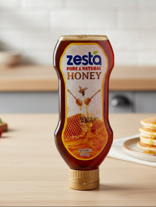 Zesta Pure Natural Honey – 500g Squeeze