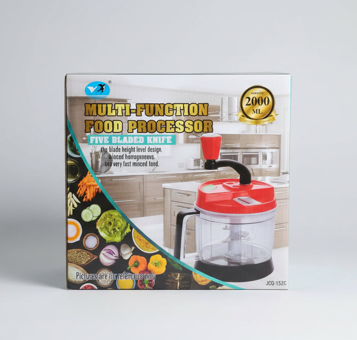 JCQ-152C/D Multi-Function Manual Food Processor – Large Capacity Hand-Crank Chopper