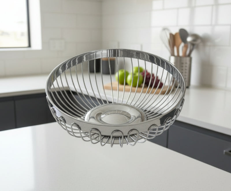 Regent Inox Stainless Steel Fruit & Bread Basket – Versatile Kitchen Storage