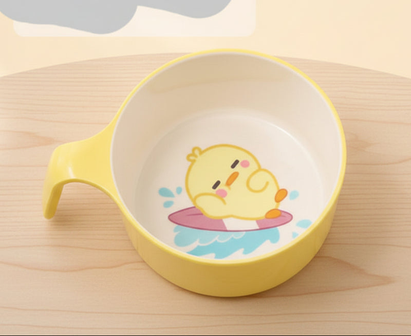 Duckling Delight Children’s Bowl with Handle