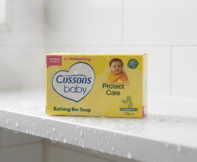 Cussons Baby Protect Care Bathing Bar Soap with Tea Tree Oil – 100g