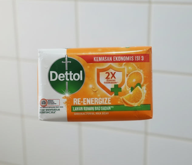 Dettol Re-Energize Antibacterial Bar Soap 100g