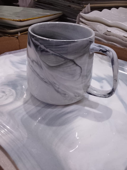 Grey Marble Pattern Ceramic  Mug