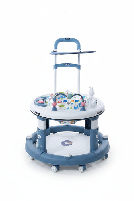 3-in-1 Multi-Functional Baby Walker and Activity Center with Adjustable Sun Canopy