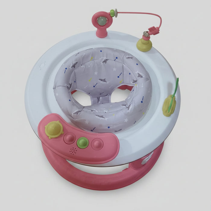 2-in-1  Activity Center and Circular Baby Walker