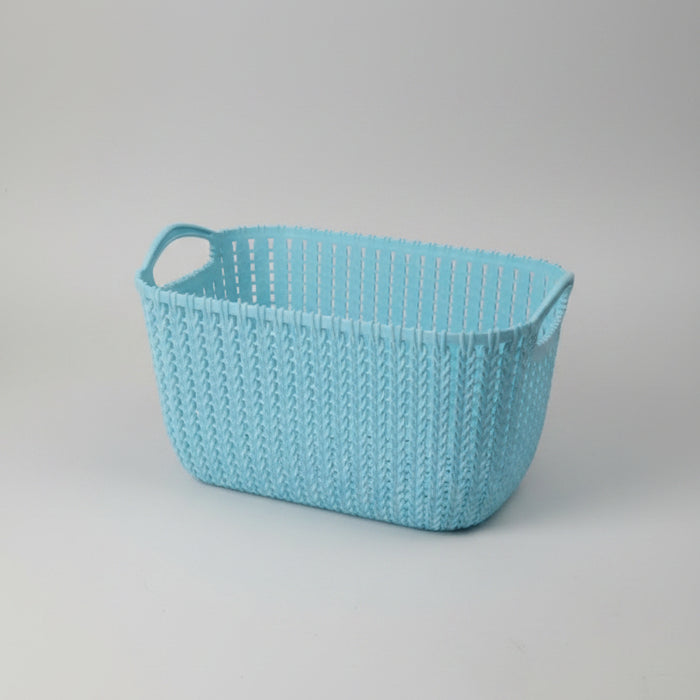 Knitted-Style Home Storage Basket
