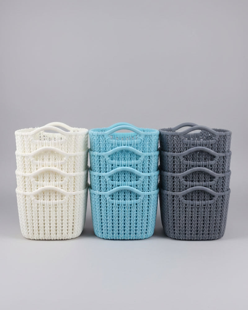 Knitted-Style Home Storage Basket