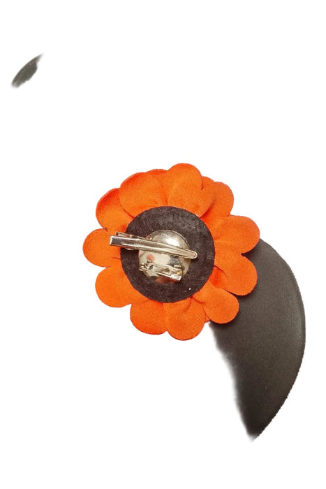 Handmade Fabric Flower Brooch
