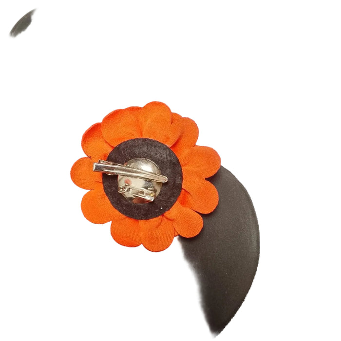Handmade Fabric Flower Brooch