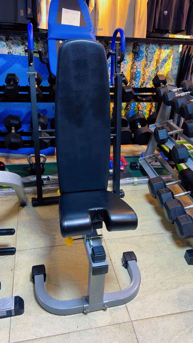 Adjustable Utility Gym Bench (or Multi-Position Workout Bench) Black&Silver