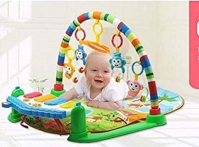 Multifunktionale Klavier-Fitness-Raupe (oder Baby-Spieldecke mit Klavier)