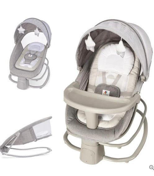 4-in-1 Deluxe Multi-Functional Baby Bassinet and Swing