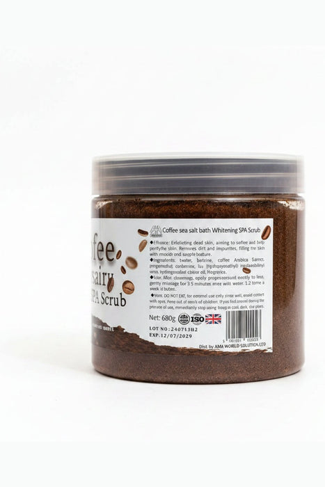 Coffee Sea Salt Bath Whitening SPA Scrub/680g